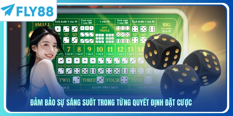 Đảm bảo sự sáng suốt trong từng quyết định đặt cược