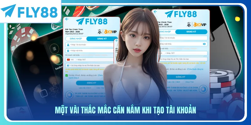 Một vài thắc mắc cần nắm khi tạo tài khoản