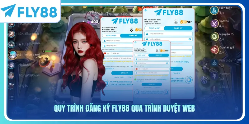 Quy trình đăng ký FLY88 qua trình duyệt web